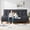 Grey + Queen, variant on Futon Mattress, Futons Sofa Bed Sleeper Couch Bed 8 Inch,Full Size Mattress with Shredded Foam & 2 Straps for Storage, Floor Folding Mattress for Living Room, Corduroy (Frame Not Included)