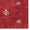 thumbnail image 3 of Rugsotic Carpets Handmade Rugs Hand Knotted Loom Rectangle 8'x10' Red White Silk for Indoor Use, 3 of 5