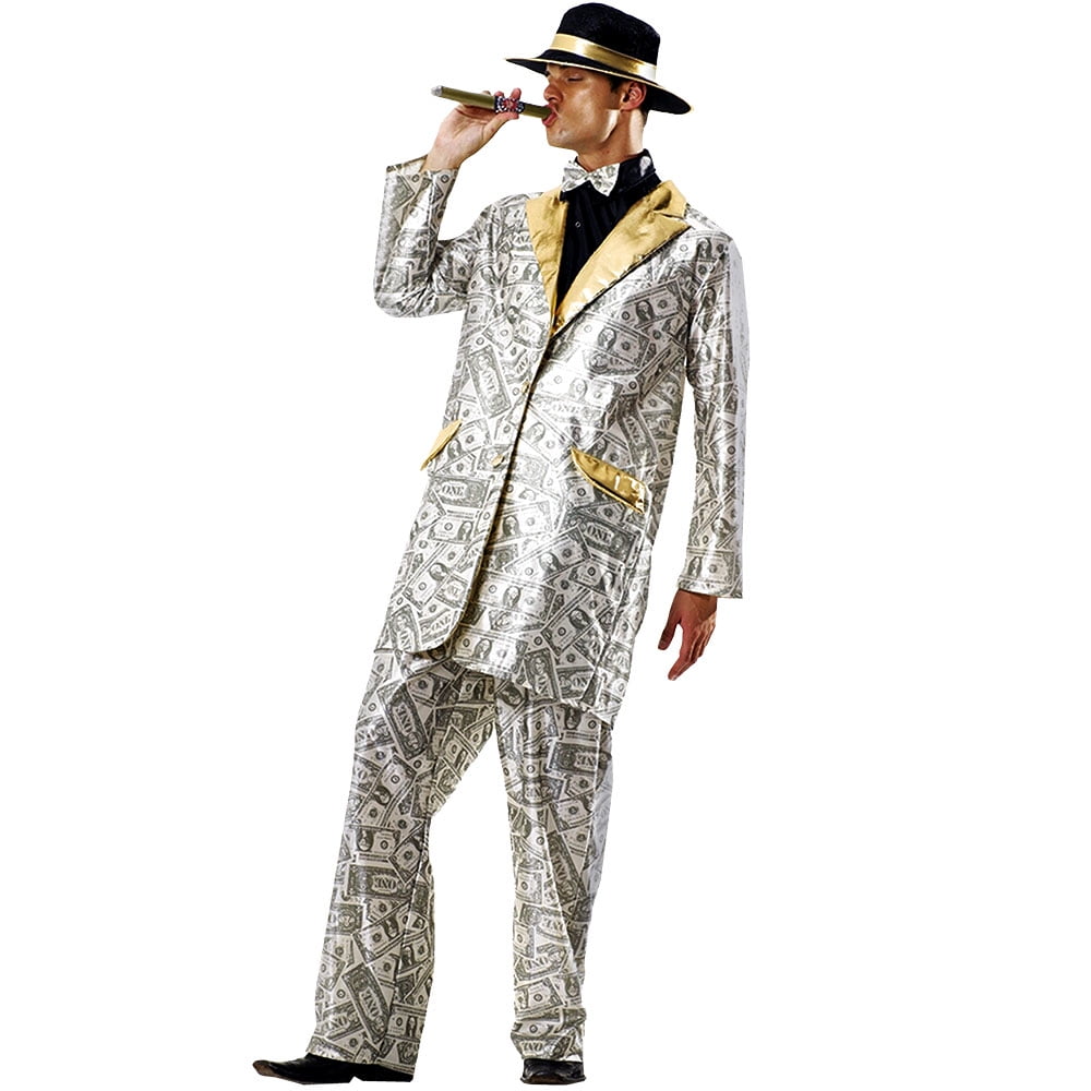 Boo! Inc. Men's Money Suit Halloween Costume Gangster & Million