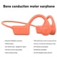 thumbnail image 4 of Auriculares de conducción ósea naranja Bluetooth inalámbricos para deportes con gran batería de 320mAh para correr, ciclismo, caminar, entrenamiento, gimnasio, 4 of 6