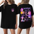 thumbnail image 1 of Pop cazadora para niña Hunters Round-Neck Printed Anime Trio Poster T Shirt （Black）, 1 of 4