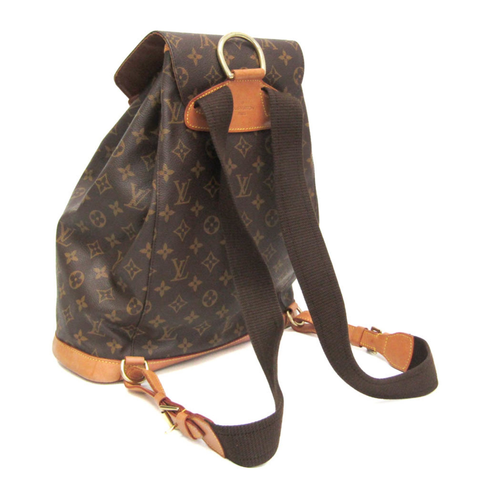 LOUIS VUITTON Monogram Montsouris GM Backpack M51135 LV Auth YKZ1303 LOUIS VUITTON Monogram Montsouris GM Backpack M51135 LV Auth  main image 4