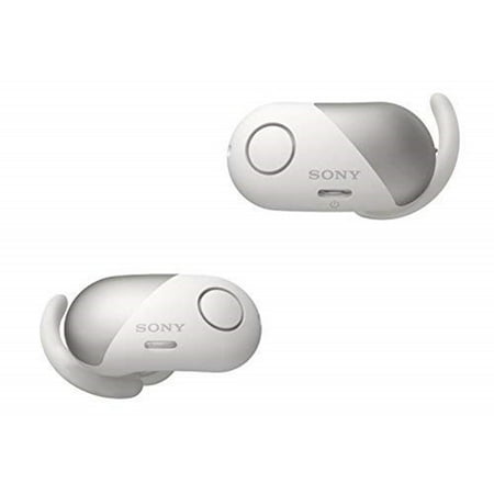 Noise Reducing Earphones Sony WF-SP700N - Earphones with mic - in-ear - Bluetooth - wireless - NFC - active noise canceling - white ()