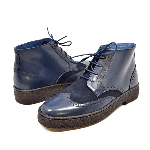 Playboy Original Wingtips Limited Leather & Suede Shoes from The British Collection