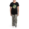 thumbnail image 4 of CafePress - St. Patrick Greyhound Women's Dark Pajamas - Women's Short Sleeve Print T-Shirt and Pants Dark Cotton Pajama Set, 4 of 7