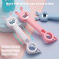 thumbnail image 5 of Corkscrew Corkscrew for Weak Hands Cute 4 in 1 Multifunctional Beer Corkscrew for Kids Gift (Pink), 5 of 5