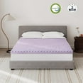 thumbnail image 2 of 2 Inch Egg Crate Memory Foam Full Mattress Topper, Soothing Lavender Infused, CertiPUR-US Certified, Cooling Sleep, Pressure Relief, 54"×75"×2", 2 of 6