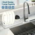 thumbnail image 3 of Kitchen Drying Rack Small Dish Drying Rack Stainless Steel Small Bowl Drainer Compact Kitchen Counter Dish Drainer with Tray for Plate Bowl Pot Lid, 3 of 13