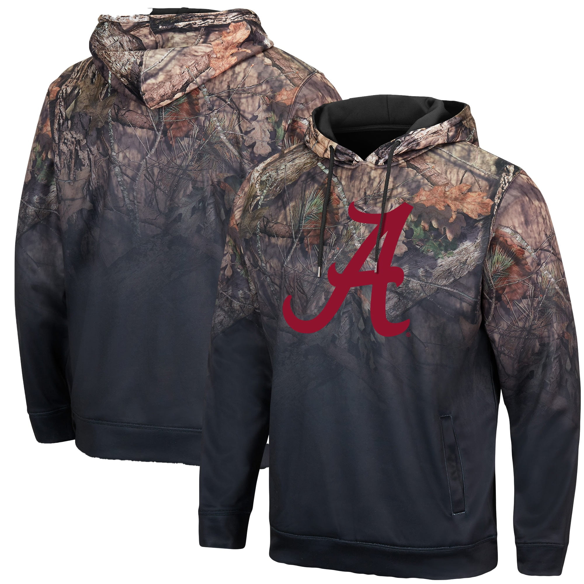 Men's Colosseum Black Alabama Crimson 
