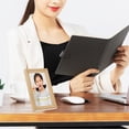 thumbnail image 3 of SHISUYAN Brochure Display Stand 3Pcs Acrylic Triangular Stand for Home Use and Office 5.9*4*0.08In, 3 of 9