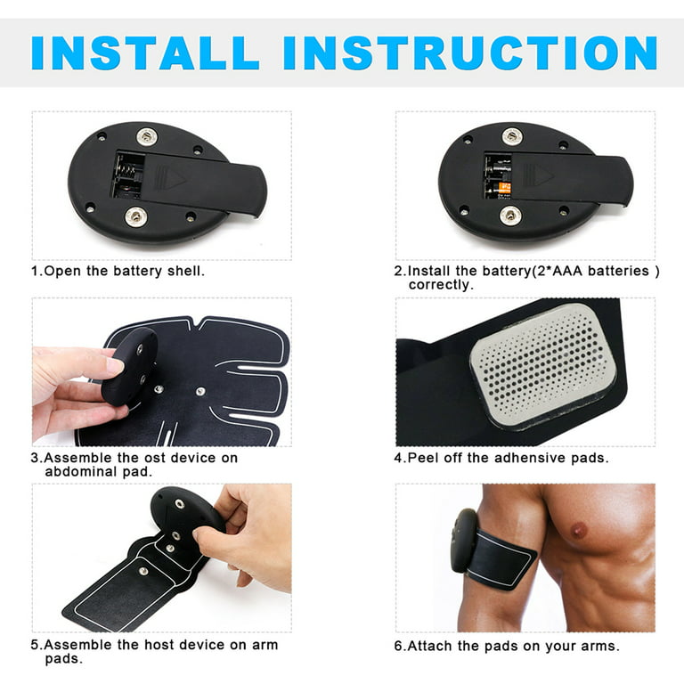 SHOP-STORY - Electro-Stimulator for Growth of Abdominal Muscles - Special  Electro-Stimulation - 6 Pack : : Sports & Outdoors
