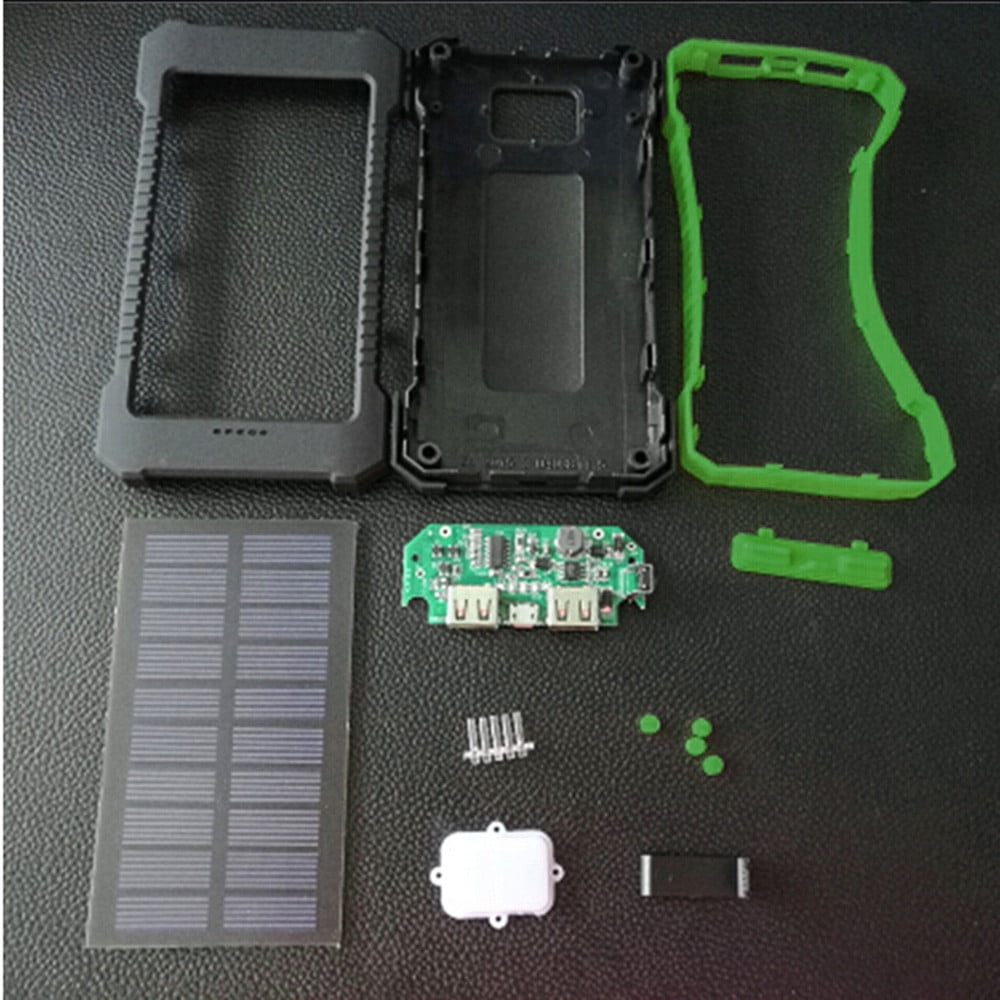 Bzdzmqm Solar Charger Power Bank, 10000mAh Fast Charging Portable Solar Phone Battery Panel Charger, 2 USB Port Battery Pack Charger Portable for All Cell Phones & Electronic Devices Lighting Deal