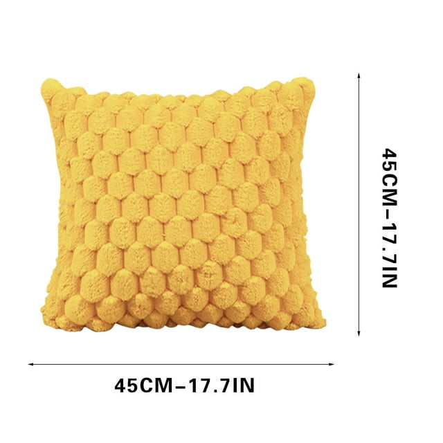 Fiudx Funda de Almohada de Terciopelo, Cojín con Diseño de Copos de Nieve Suaves, Almohada Lumbar con Cremallera Oculta, Almohada Decorativa de Exquisita Artesanía, Cómoda para Recostarse, Estilo Ofi