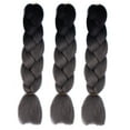 thumbnail image 1 of EGNMCR Perruques Cheveux Humains 1 Pce Nouvelle Mode Femmes Dégradé Longue Tresse Ondulée Perruques de Fête L Perruque, 1 of 1