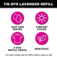 thumbnail image 2 of Tulip One-Step Tie-Dye Kit Dye 3 4oz. Refill Packs, Lavender, 2 of 8
