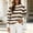 Brown, variant on NTACZA Crewneck Sweaters for Women Trendy Breathable Chunky Knit Basic Striped Tops Fall Winter Streetwear Oversized Daily Sweater Army Green