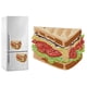 thumbnail image 1 of Imán para Refrigerador JShteea DIY Diamante Con Forma Especial Sándwich Comida Rápida, 1 of 9