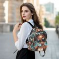 thumbnail image 6 of JIALIOU Mini Backpack Purse for Women Quilted Casual Daypack Small Travel Shoulder Bag, Beautiful Black Woman Wearing Sunglasses, 6 of 7