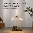 thumbnail image 6 of Rotating Windmill Night Light, DIY Courtyard Lanterns, Rustic Farmhouse Lights, Industrial Atmosphere Decorative Nightlight Lamp, Turning Back Time, Illuminating Dreams, Bedroom Hallway, 6 of 9