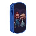 thumbnail image 2 of Bride Of Chucky Pencil Bag Large Capacity Stationery Bag Pencil Holders Portable Makeup Bag Pencase Blue, 2 of 9