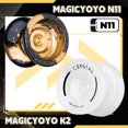 thumbnail image 2 of Yoyo MAGICYOYO N11 negro dorado y K2 blanco como la nieve con accesorios, 2 of 9