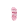thumbnail image 4 of Wonder Nation Little and Big Girls’ Rhinestone Two Strap Sandals, 4 of 9