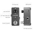 thumbnail image 3 of Looper Effect Pedal Guitar Loopers Bass Loop Pedal Ullimited Overdubs 5 Minutes Looping Time with USB Interface, 3 of 7