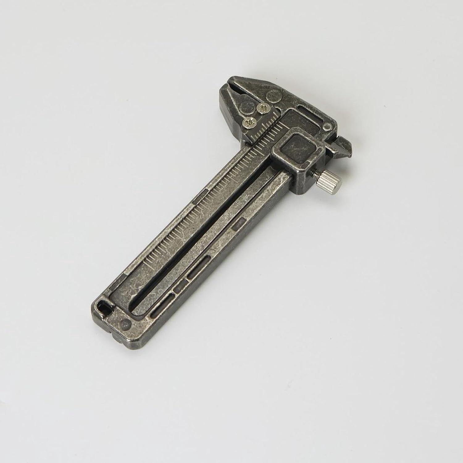 Mini Vernier Caliper 0-50mm, Brass Color Zinc Alloy Pocket Slide Caliper, Multifunctional Precision Measuring Tool for Various Measuring Tasks