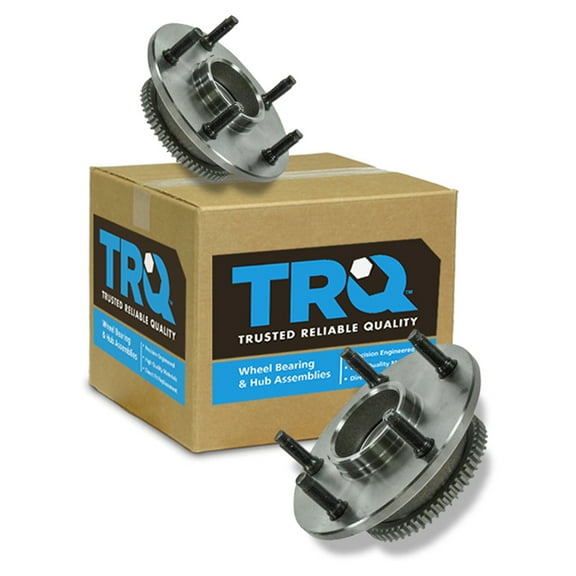 TRQ Front Wheel Hubs & Bearings Pair Set of 2 for 00-01 Ram 1500 Truck 2WD 5 Lug BHA53479 Fits select: 2000-2001 DODGE RAM 1500