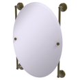 thumbnail image 2 of Monte Carlo Collection Oval Frameless Rail Mounted Mirror, 2 of 2