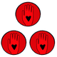 thumbnail image 1 of Pin Concientización Sobre La para Hombres Y Mujeres Insignia Decorativa Solapa Oración Por (con Borde), 1 of 4
