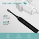 thumbnail image 5 of Cepillo de dientes eléctrico sónico IPX7, resistente al agua, para el cuidado bucal, blanqueador, recargable, automático, potente, inteligente para adultos, 5 of 5