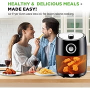 NutriChef PKAIRFR18 - Countertop Air Fryer Oven Cooker - Healthy Kitchen Convection Air Fry Cooking