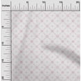 thumbnail image 1 of oneOone Georgette Viscose Pink Fabric Square & Check Geometric Sewing Fabric by The Yard Printed DIY Clothing Sewing Supplies 42 Inch Wide, 1 of 4