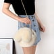 thumbnail image 5 of Tote Bolsas Crossbody para las Mujeres Bolsa de Conejos de Peluche 8.66x8.26 Pulgadas con Clip, Adorables Oídos Clips de Pelo Lindo para las Mujeres Y Bolso de Hombro Versátil, 5 of 6