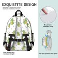 thumbnail image 5 of Cute Dragon Pattern with Stars Cute School Backpack Bag for School with Padded Back and Adjustable Shoulder Straps 15.25"x11.5"x5.25", 5 of 5