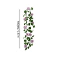 thumbnail image 3 of Multi-layered Peony And Begonia Leaf Vines And Silk Flower Garland Wall Hanging Ceiling Concealment And Decorative Vines, 3 of 6