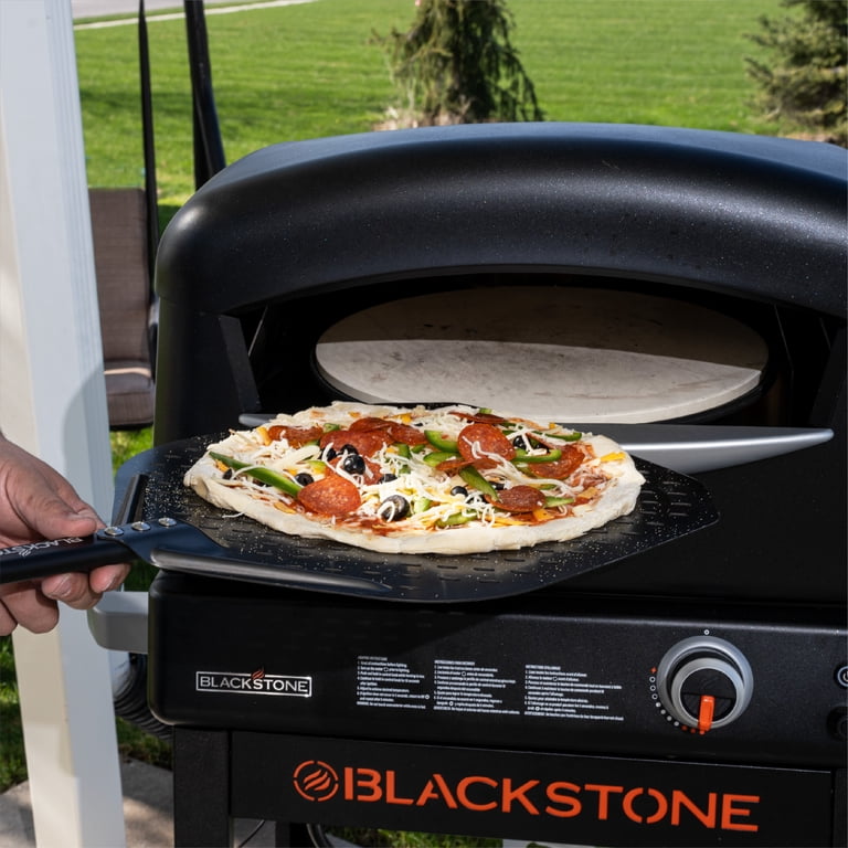 SHANGPEIXUAN 9 Inch Aluminum Pizza Peel With 40 Inch Handle - Perforated Turner For Outdoor Ovens