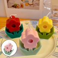 thumbnail image 4 of Creative Flowers Shape Scented Candles Handmade Delicate Flower Candles for pink, 4 of 8