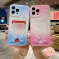 thumbnail image 3 of Samsung Galaxy A31 A23 F22 A21S A21 A20S A20 A30 A04S A32 A24 M32 M22 M13 A14 4G A22 A14 A13 Funda Para Teléfono Puede Poner Fotos Postales Soporte De La Tarjeta Pareja Amor Corazón Suave TPU Cubierta, 3 of 4