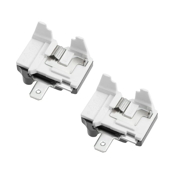2Pcs Refrigerator Thermal Overload Protector 1/4HP 180W Freezer Compressor Replacement Part