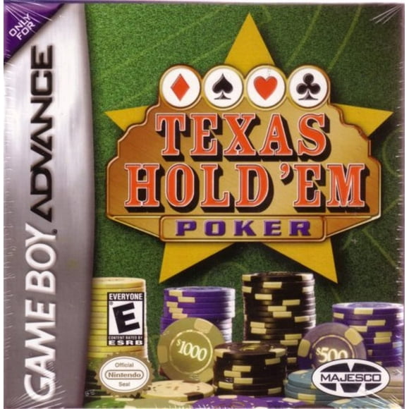 Remis à Neuf Texas Hold 'Em Poker GBA Action Aventure pour GBA Gameboy Avance