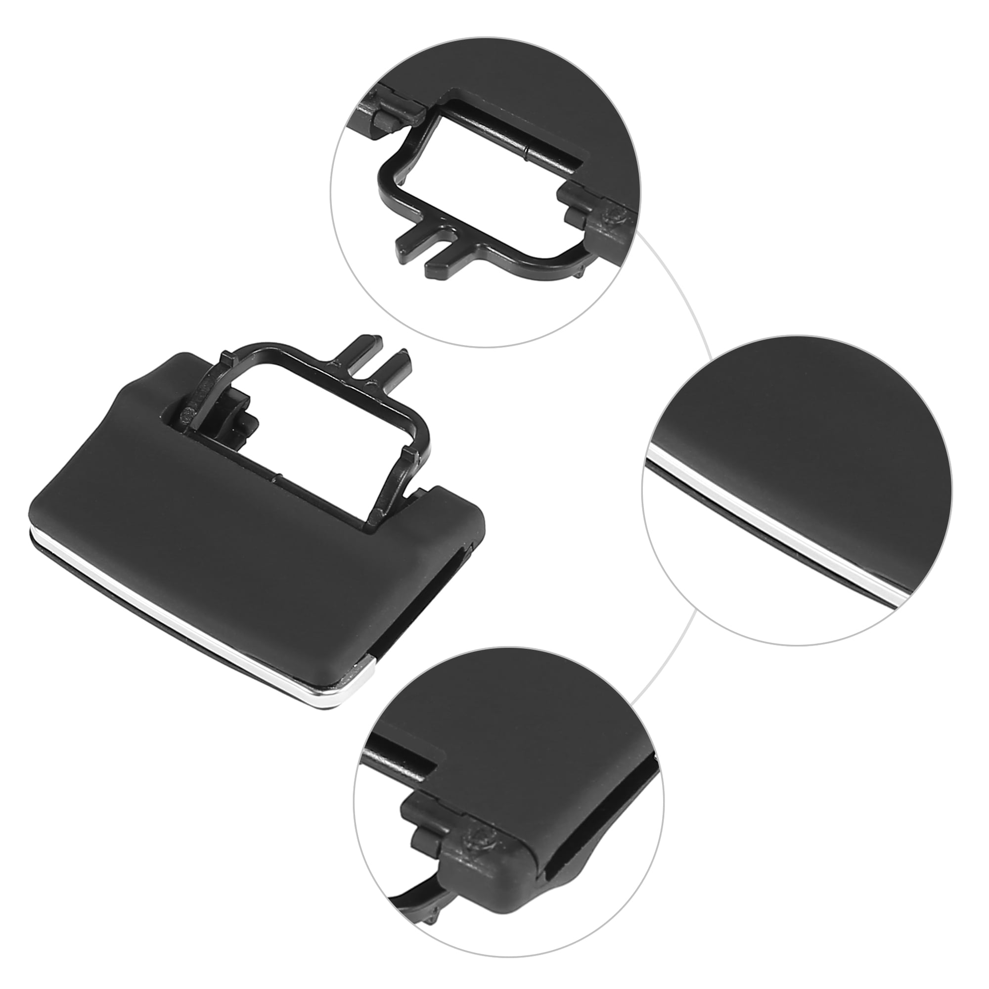 Unique Bargains AC Vent Outlet Tab Clips for for Mercedes Benz GL450 ML350 Pack of 4 Black
