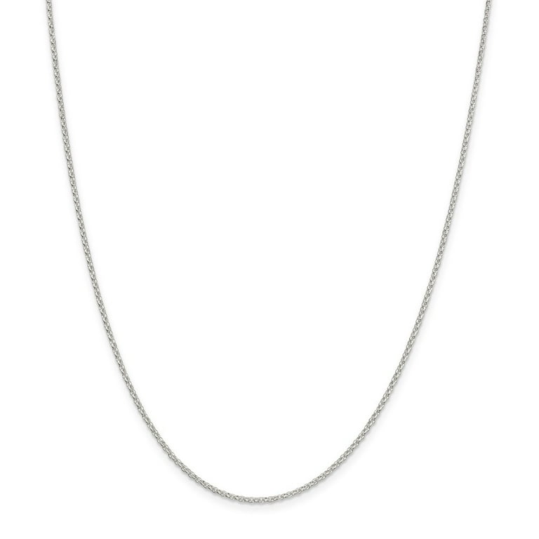 Open Cable Chain Necklace 1.5mm Wide Sterling Silver Open Cable Chain Necklace 1.5mm Wide Sterling Silver