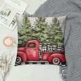 thumbnail image 2 of JEUXUS  Winter Pillow Covers  Buffalo Plaid Throw Pillow Cover Christmas Tree Truck Cushion Covers Black and White Check Pillow Case Winter Holiday Decor for Home Couch, 2 of 5