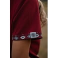 thumbnail image 2 of Women's scrub top, Western, Workwear, Uniform, Scrub Sets, Spurrin' Scrubs-Maroon Simple Aztec Top, 2 of 4