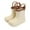 Beige, variant on XIMIN Kids Boys Girls Short Ankle Rain Boots with Easy-On Handles Easy-on Lightweight Waterproof Plain Rubber Rainboots Outdoor Portable Shoes
