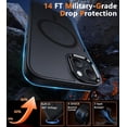 thumbnail image 6 of for iPhone 15 Plus Case: Strong Magnetic Phone Case with Screen Protector | Camera Protector Translucent Matte Slim Shockproof Protective Drop Protection Phone Cover 6.7 inch, 6 of 14
