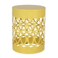 thumbnail image 2 of Holt Metal Outdoor Side Table, Yellow, 2 of 6
