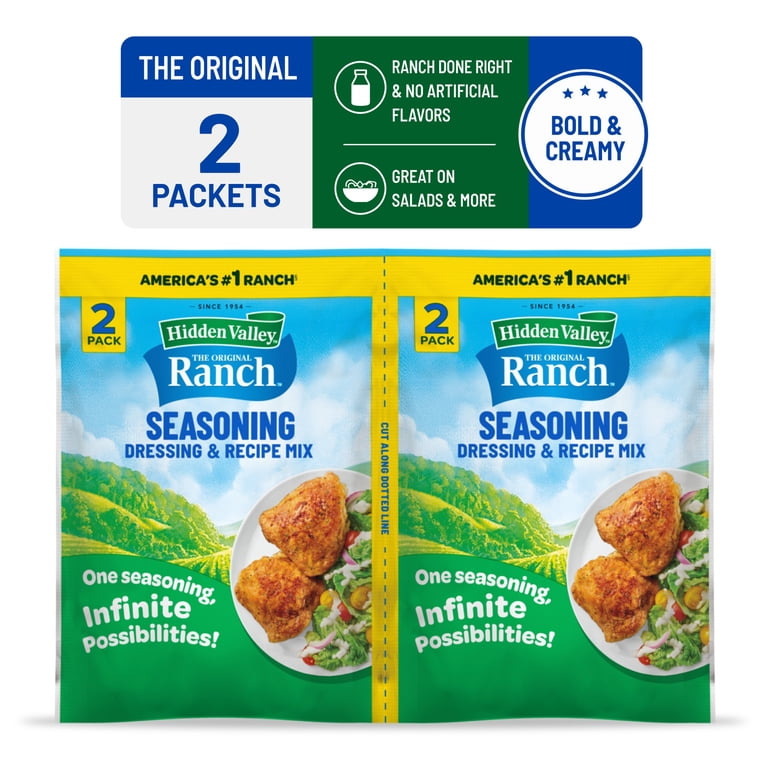 ranch dressing packet sour cream (6 pack) (2 Pack) Hidden Valley Original Seasoning & Salad Mix, 1 oz Serve with veggies Size:35X30 embekka All Blue! 💙 #DanniRudz Creamy dill
